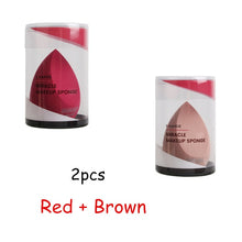 Load image into Gallery viewer, Makeup Soft Water Sponge Puff Professional Makeup Puff Sponge for Foundation Cream Concealer Natural Makeup esponja with Box - labaii