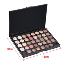 Load image into Gallery viewer, New 40 Colors Eye Makeup Nudes Palette Matte Eyeshadow Beauty Powder Eye Shadows Earth Pearl Shimmer Cosmetic Set TSLM1 - labaii