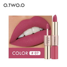 Load image into Gallery viewer, O.TWO.O 12 Colors Lips Makeup Lipstick Lip Gloss Long Lasting Moisture Cosmetic Lipstick Red Lip Matte Lipstick Waterproof - labaii