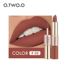 Load image into Gallery viewer, O.TWO.O 12 Colors Lips Makeup Lipstick Lip Gloss Long Lasting Moisture Cosmetic Lipstick Red Lip Matte Lipstick Waterproof - labaii