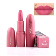 Load image into Gallery viewer, Professional Makeup Matte Lipstick Waterproof Long Lasting Lipgloss Nude Makeup Batom Lipliner Velvet Lip Stick Cosmetics Sets - labaii