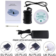 Load image into Gallery viewer, Dropshipping Mini Detox Machine Ion Cleanse Ionic Foot Bath Aqua Cell Spa Machine Detox Foot Bath Foot Relax Massage Care Tools - labaii