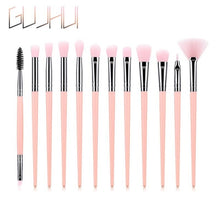 Load image into Gallery viewer, 12 Pcs/lot Makeup Brushes Set For Foundation Powder Blush Eyeshadow Concealer Lip Eye Make Up Brush Cosmetics Beauty Tools TSLM1 - labaii
