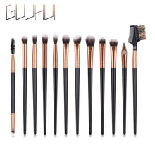 Load image into Gallery viewer, 12 Pcs/lot Makeup Brushes Set For Foundation Powder Blush Eyeshadow Concealer Lip Eye Make Up Brush Cosmetics Beauty Tools TSLM1 - labaii
