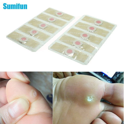 12pcs/lot Foot Care Medical Plaster Foot Corn Removal Calluses Plantar Warts Thorn Plaster Health Care For Relieving Pain D1360 - labaii