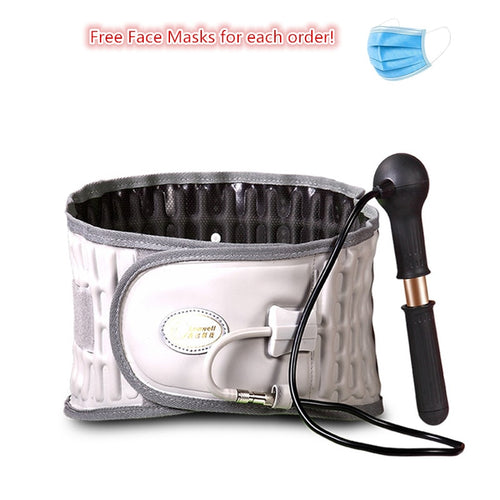 Lumbar Support Brace Back Pain Belt Inflatable Back Brace Back Support Belt  For Lower Back Pain Relief - labaii
