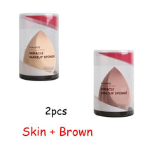 Load image into Gallery viewer, Makeup Soft Water Sponge Puff Professional Makeup Puff Sponge for Foundation Cream Concealer Natural Makeup esponja with Box - labaii
