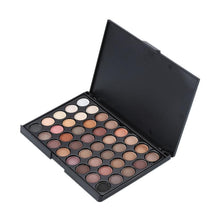 Load image into Gallery viewer, New 40 Color Eyeshadow Matte Shimmer Eyeshadow Palette Glitter Powder Eyeshadow Cosmetic Lasting Waterproof Easy To Wear TSLM1 - labaii
