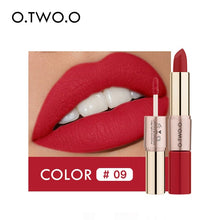 Load image into Gallery viewer, O.TWO.O 12 Colors Lips Makeup Lipstick  Lip Gloss Long Lasting Moisture Cosmetic Lipstick Red Lip Matte Lipstick Waterproof - labaii
