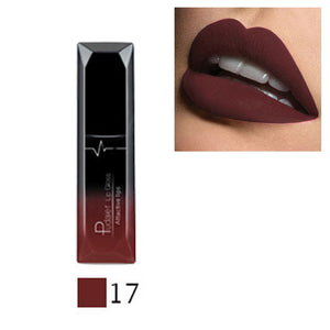 Professional Makeup Matte Lipstick Waterproof Long Lasting Lipgloss Nude Makeup Batom Lipliner Velvet Lip Stick Cosmetics Sets - labaii