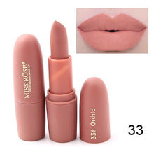 Load image into Gallery viewer, Professional Makeup Matte Lipstick Waterproof Long Lasting Lipgloss Nude Makeup Batom Lipliner Velvet Lip Stick Cosmetics Sets - labaii

