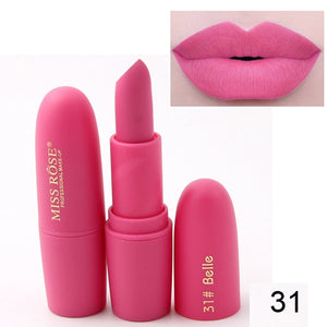 Professional Makeup Matte Lipstick Waterproof Long Lasting Lipgloss Nude Makeup Batom Lipliner Velvet Lip Stick Cosmetics Sets - labaii