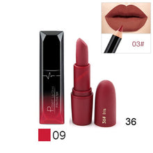 Load image into Gallery viewer, Professional Makeup Matte Lipstick Waterproof Long Lasting Lipgloss Nude Makeup Batom Lipliner Velvet Lip Stick Cosmetics Sets - labaii

