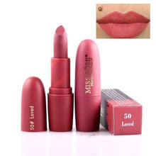 Load image into Gallery viewer, Professional Makeup Matte Lipstick Waterproof Long Lasting Lipgloss Nude Makeup Batom Lipliner Velvet Lip Stick Cosmetics Sets - labaii
