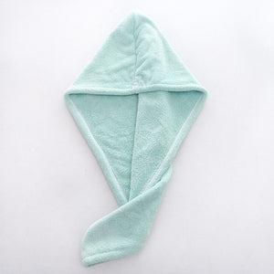 Women Bathroom Super Absorbent Quick-drying Thicker microfiber Bath Towel Hair Dry Cap Salon Towel rapid drying hair towel - labaii