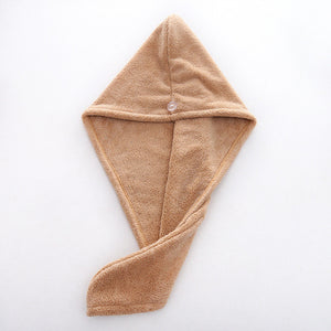 Women Bathroom Super Absorbent Quick-drying Thicker microfiber Bath Towel Hair Dry Cap Salon Towel rapid drying hair towel - labaii