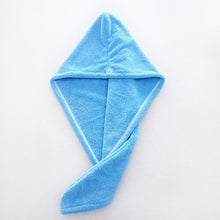 Load image into Gallery viewer, Women Bathroom Super Absorbent Quick-drying Thicker microfiber Bath Towel Hair Dry Cap Salon Towel rapid drying hair towel - labaii
