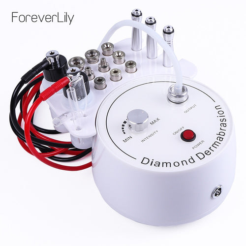 Foreverlily Diamond Microdermabrasion Dermabrasion Machine Water Spray Exfoliation Beauty Machine Wrinkle Face Peeling Machine - labaii