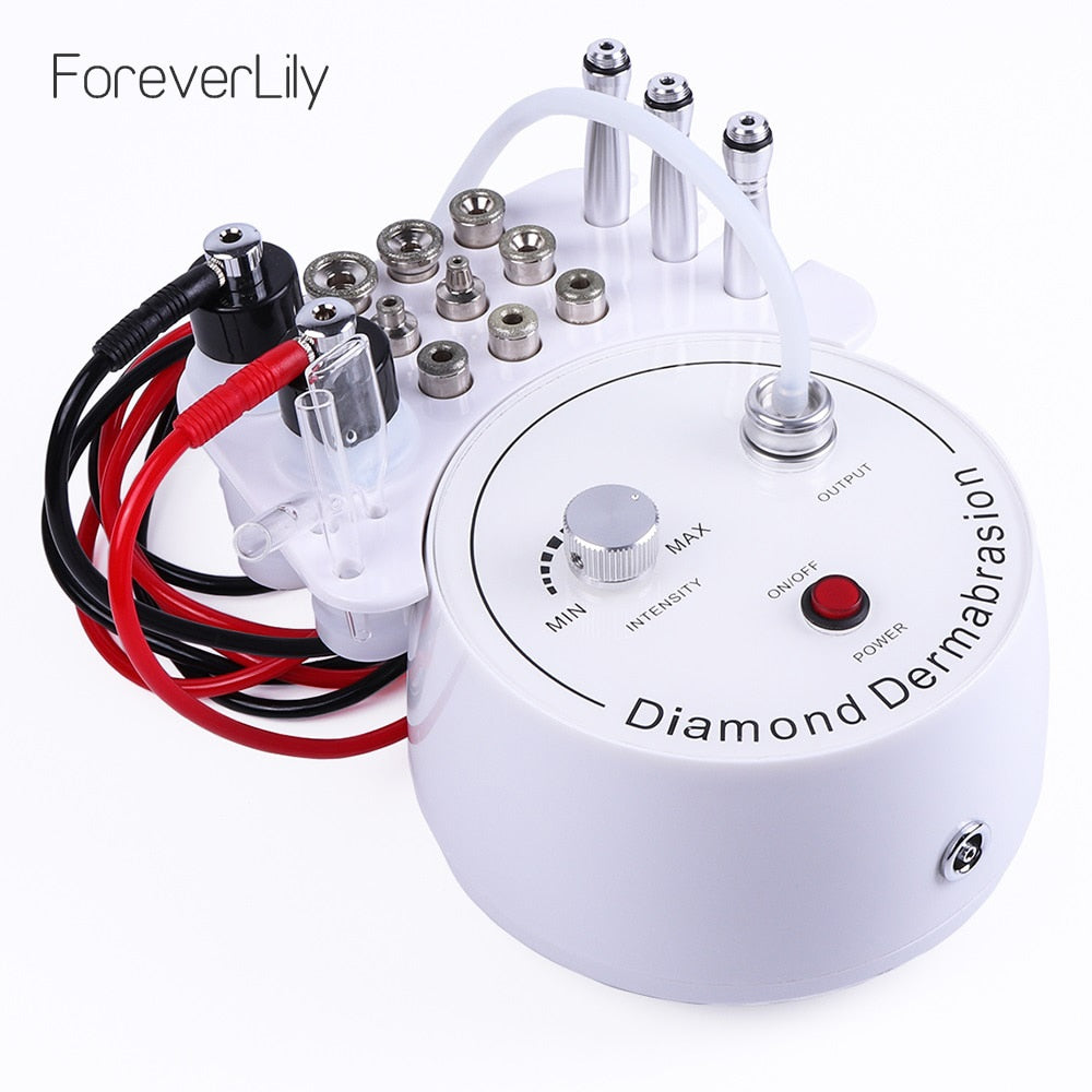 Foreverlily Diamond Microdermabrasion Dermabrasion Machine Water Spray Exfoliation Beauty Machine Wrinkle Face Peeling Machine - labaii