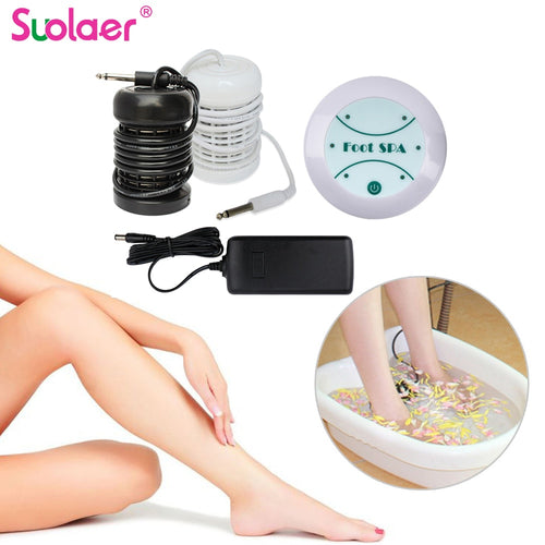 Dropshipping Mini Detox Machine Ion Cleanse Ionic Foot Bath Aqua Cell Spa Machine Detox Foot Bath Foot Relax Massage Care Tools - labaii
