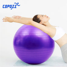 Load image into Gallery viewer, Bolas de yoga esportes pilates fitness gym balance fitball exercício treinamento workout massagem bola 55cm 65cm 75cm sem bomba - labaii
