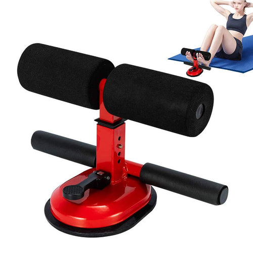 Sit Up Bar Floor Assistant Exercise Stand Padded Ankle Support Sit-up Trainer Workout Equipment for Home Gym Fitness Travel Gear - labaii